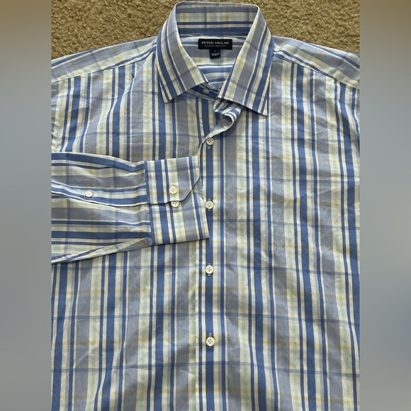 Peter Millar Men’s Large Crown Crafted Button Down Shirt - Picture 7 of 7